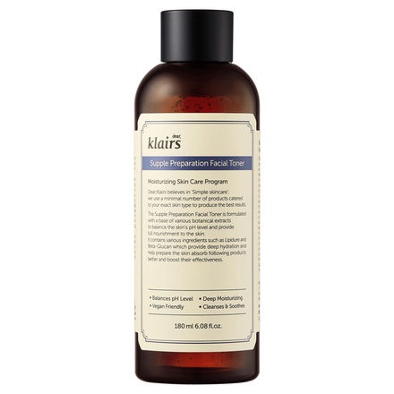 クレアス(Dear,Klairs) / サプルプレパレーションフェイシャルトナーの