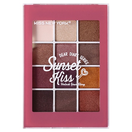 KISS NEW YORK / アイシャドーパレット12Color RDL02J サンセットキス