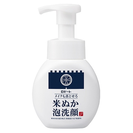 ロゼット / 江戸こすめ メイクも落とせる米ぬか泡洗顔 本体の公式商品