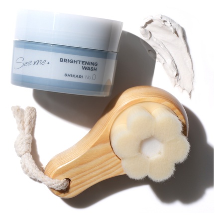 SHIKARI(シカリ) / SHIKARI BRIGHTENING WASH（ブラシセット） 本体の
