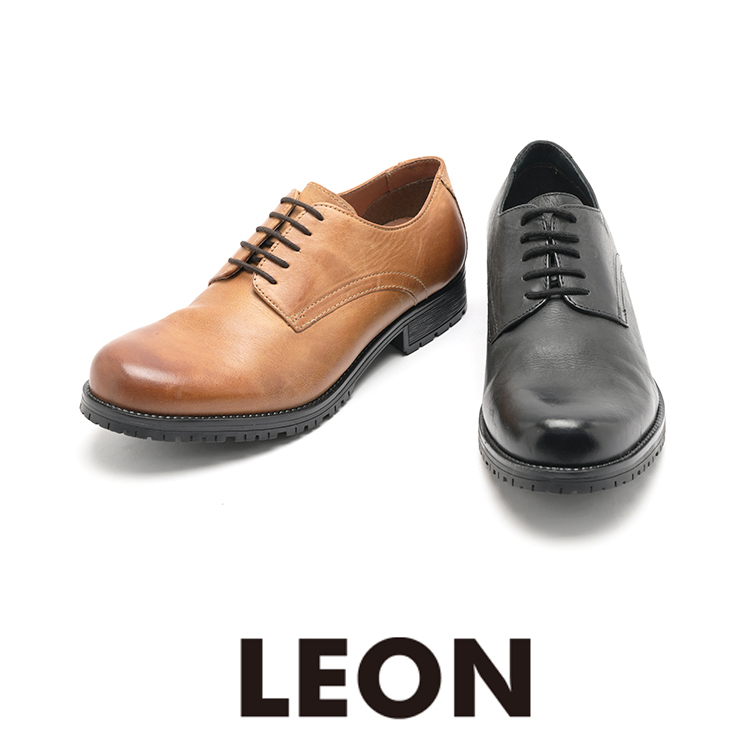 メンズ｜本革シューズ】 LEON(レオン) レースアップレザービジネス