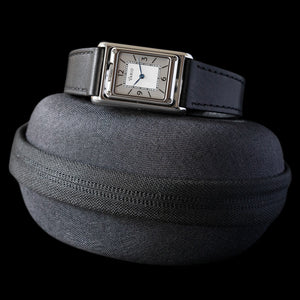 Vario - VERSA Reversible Dual Time Silver-Black Watch – FiveFortyFive