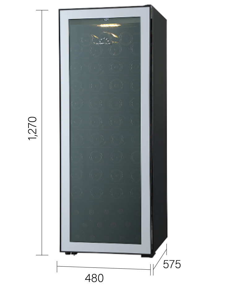 FJH-201GS(SL) ホームセラー [ガラス扉/右開き/84本収納] | ワイン通販