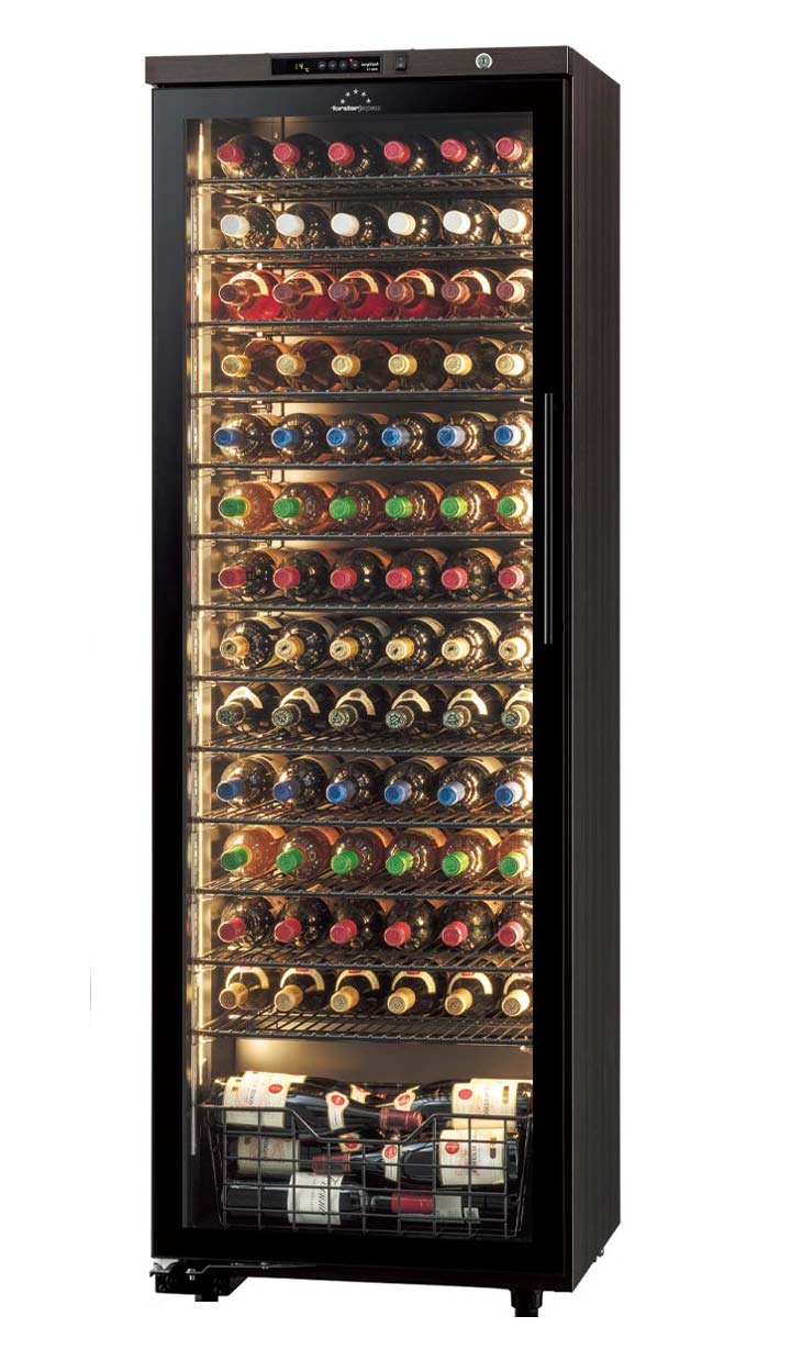 在庫僅少】ST-308GL(WK) ロングフレッシュ セラー [ガラス扉/左開き/90