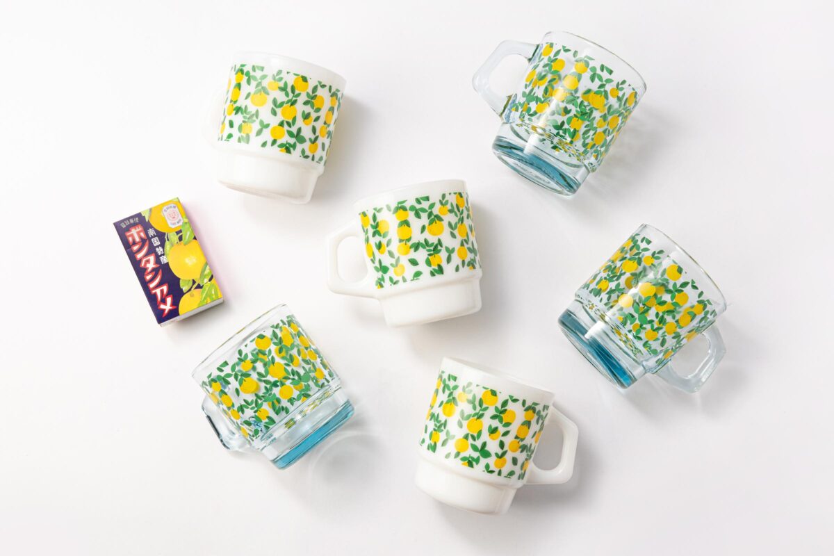 ボンタンアメ」とのコラボレーション 北欧のデザインテイストを