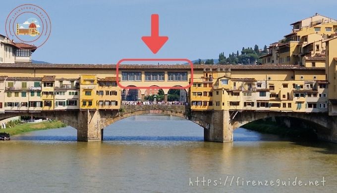 フィレンツェが誇る、ヴェッキオ橋。「古い」だけあって、歴史