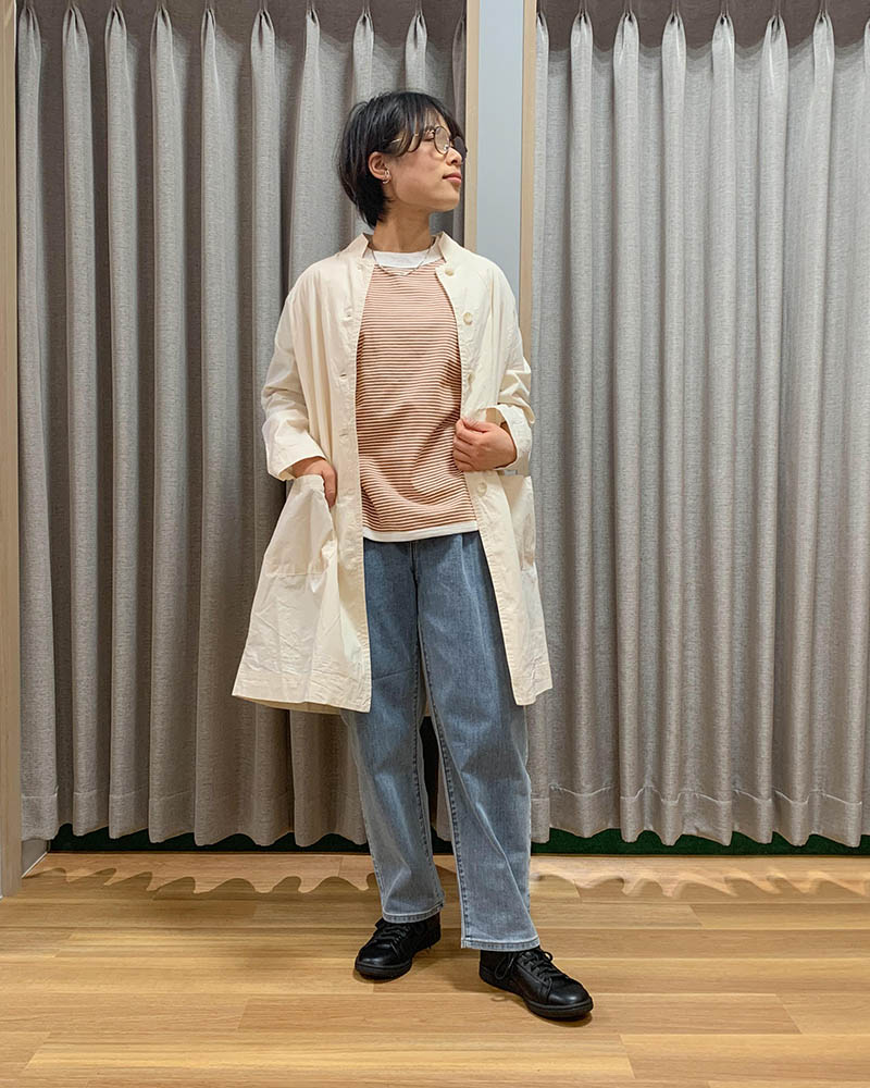 WWO 甘織デニムのタックパンツ 8114044｜ナチュラルファッション