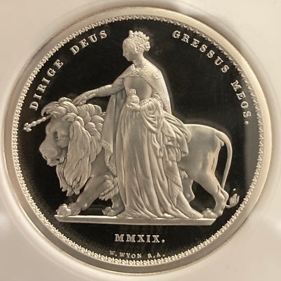 SOLD】最高鑑定 イギリス 2019年 ウナとライオン 2オンス 5ポンド銀貨