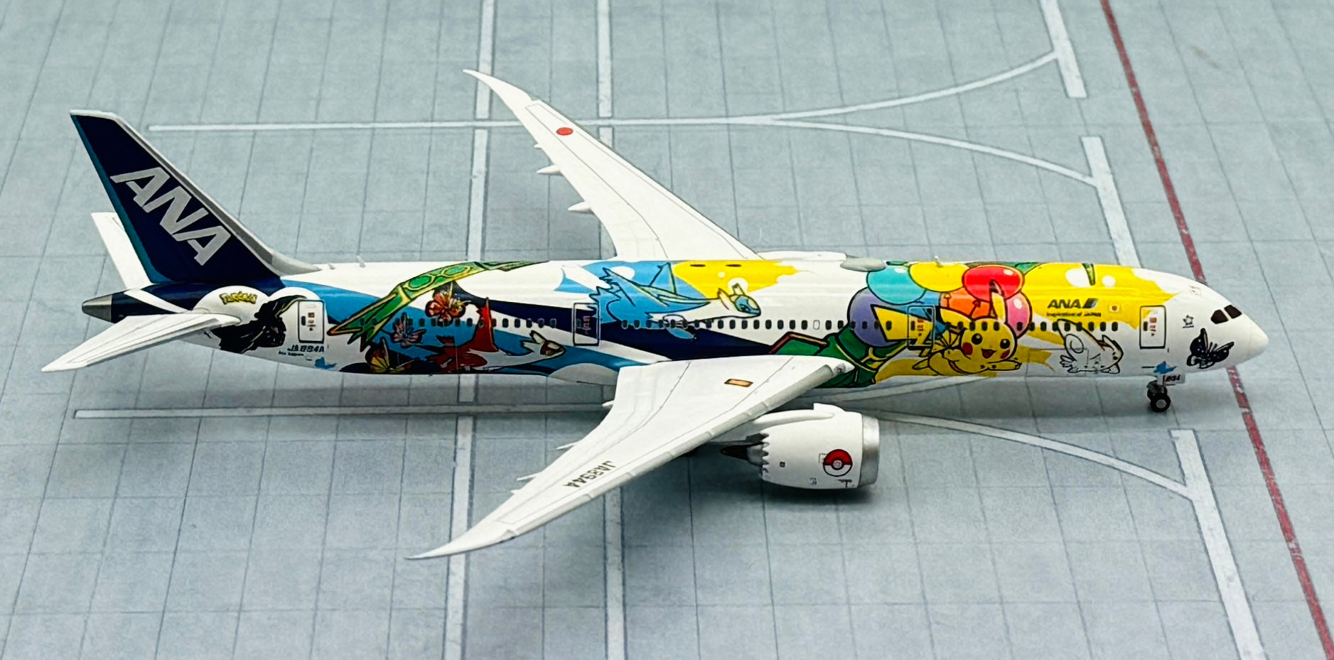 JC Wings 1/400 ANA All Nippon Airways Boeing 787-9 Pokémon Pikachu