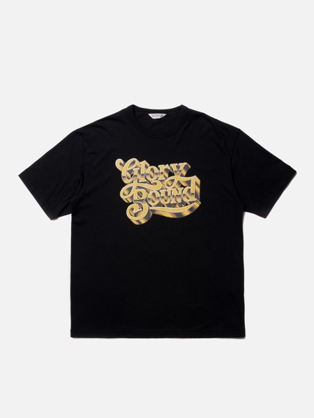 COOTIE / Print S/S Tee (GLORY BOUND) -Black-