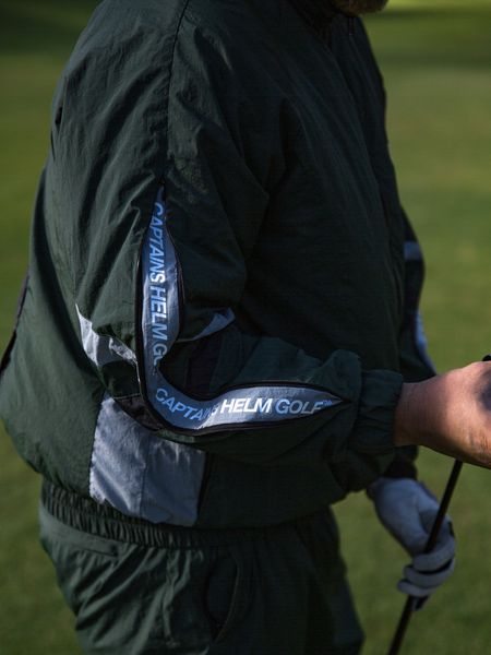 Captains Helm Golf / NAGG HOOD IN NYLON JACKET -Green-
