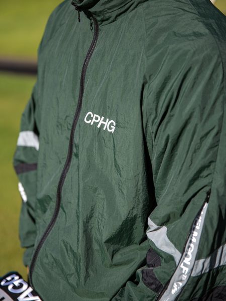Captains Helm Golf / NAGG HOOD IN NYLON JACKET -Green-