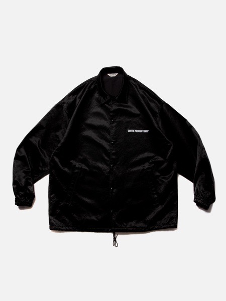 COOTIE / R/C Satin Coach Jacket -Black-