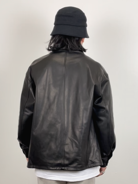 COOTIE / Leather Coach Jacket