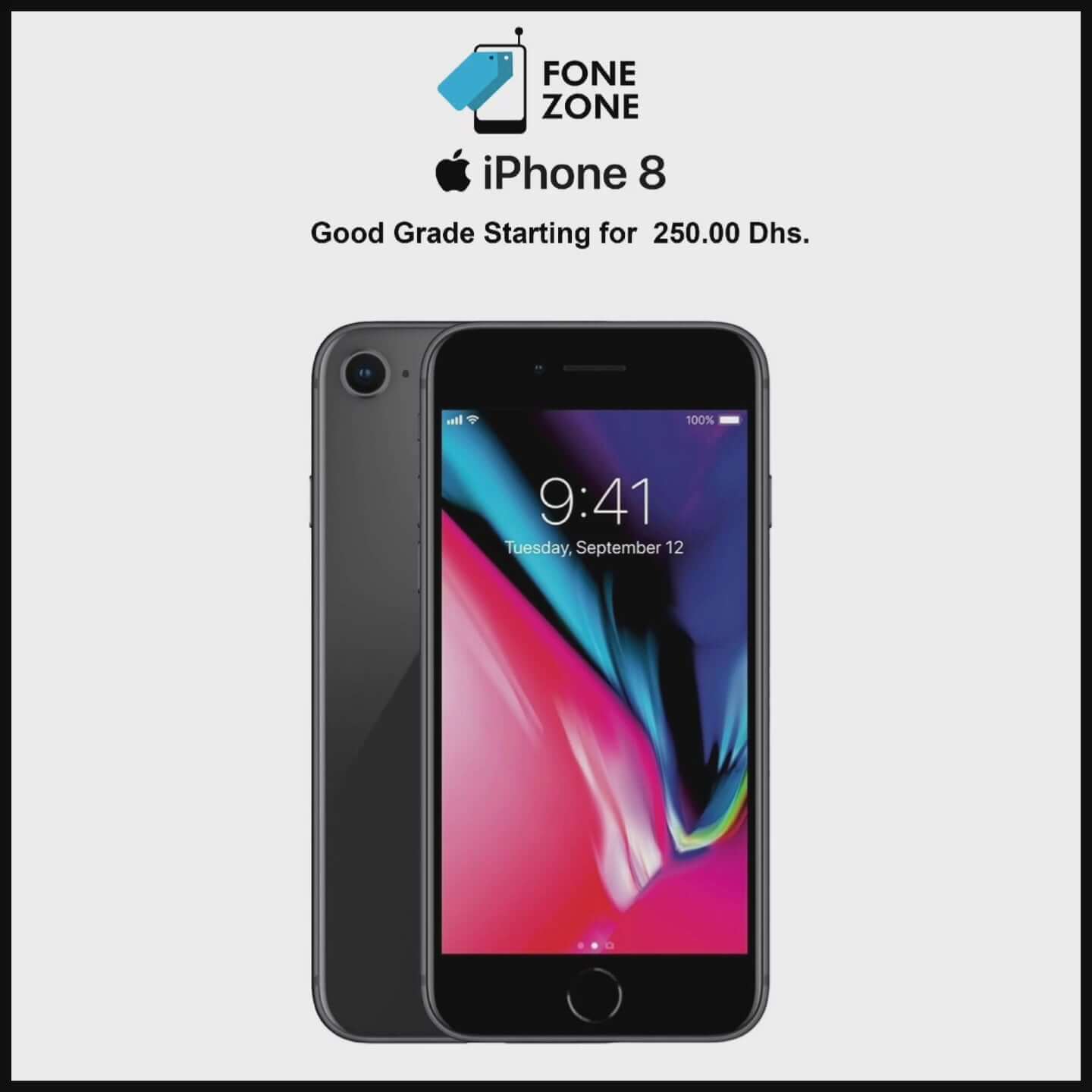 Apple iPhone 8 128GB Space Grey Smartphone - Price in KSA