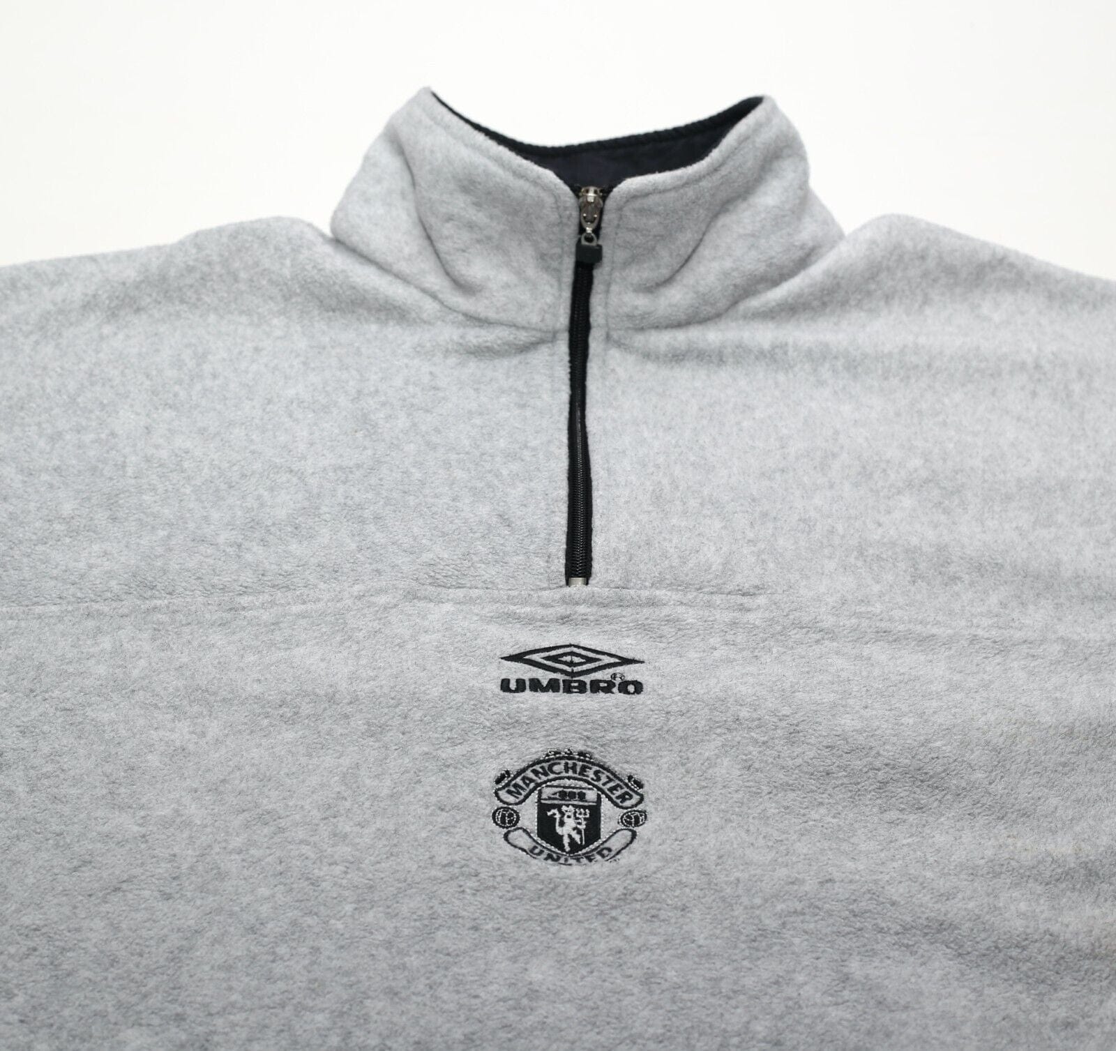 2000/01 Manchester United Vintage Umbro 1/4 Zip Fleece (L