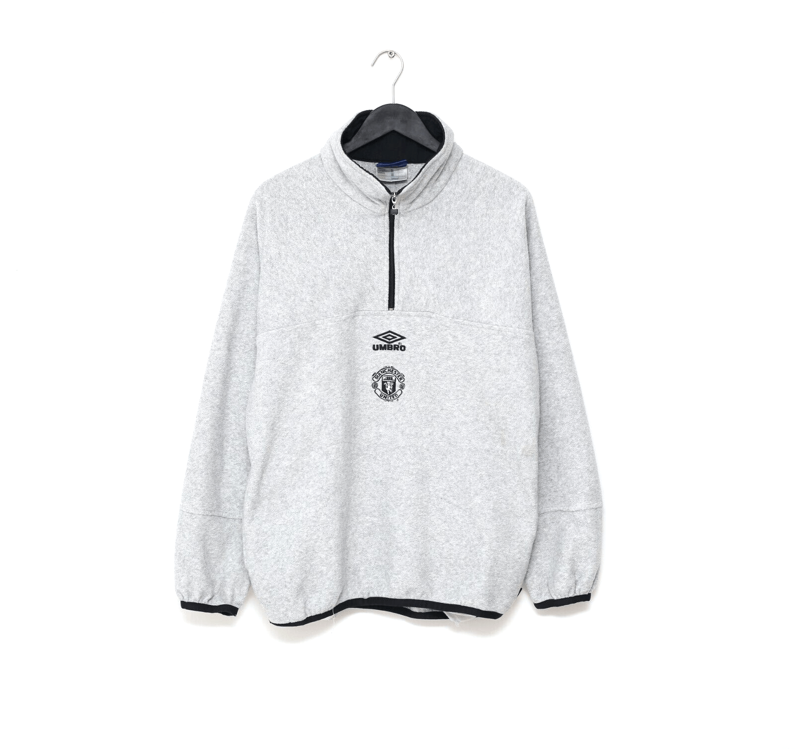 2000/01 Manchester United Vintage Umbro 1/4 Zip Fleece (L