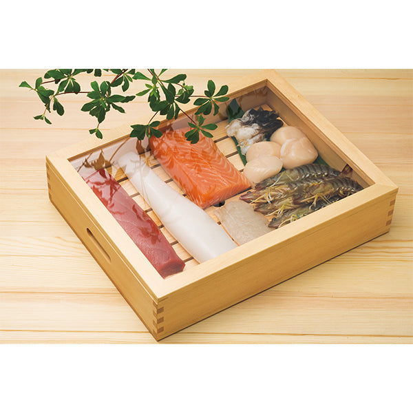 ヤマコー ネタ箱（小）目皿 アクリル蓋付（35583） | フーヅフリッジ