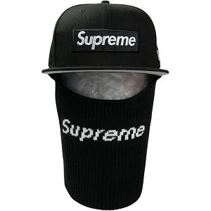 SUPREME シュプリーム 25FW Box Logo New Era + Balaclava Black