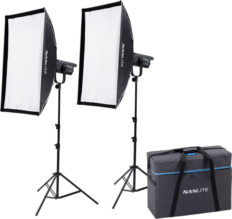Nanlite FS-150B Bi-Colour 2 light kit with stand