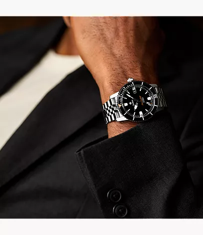 Super Sea Wolf Compression Diver Automatic Stainless Steel Watch