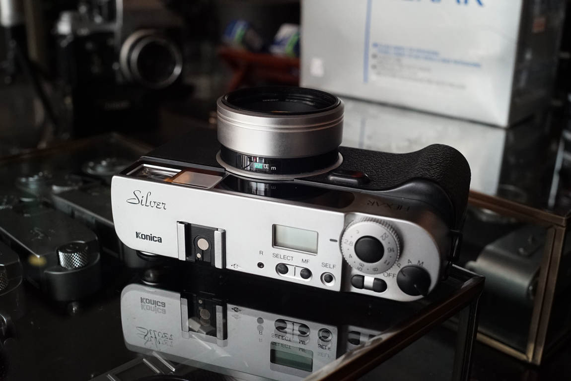 Konica Hexar AF silver, Boxed - Fotohandel Delfshaven / MK Optics