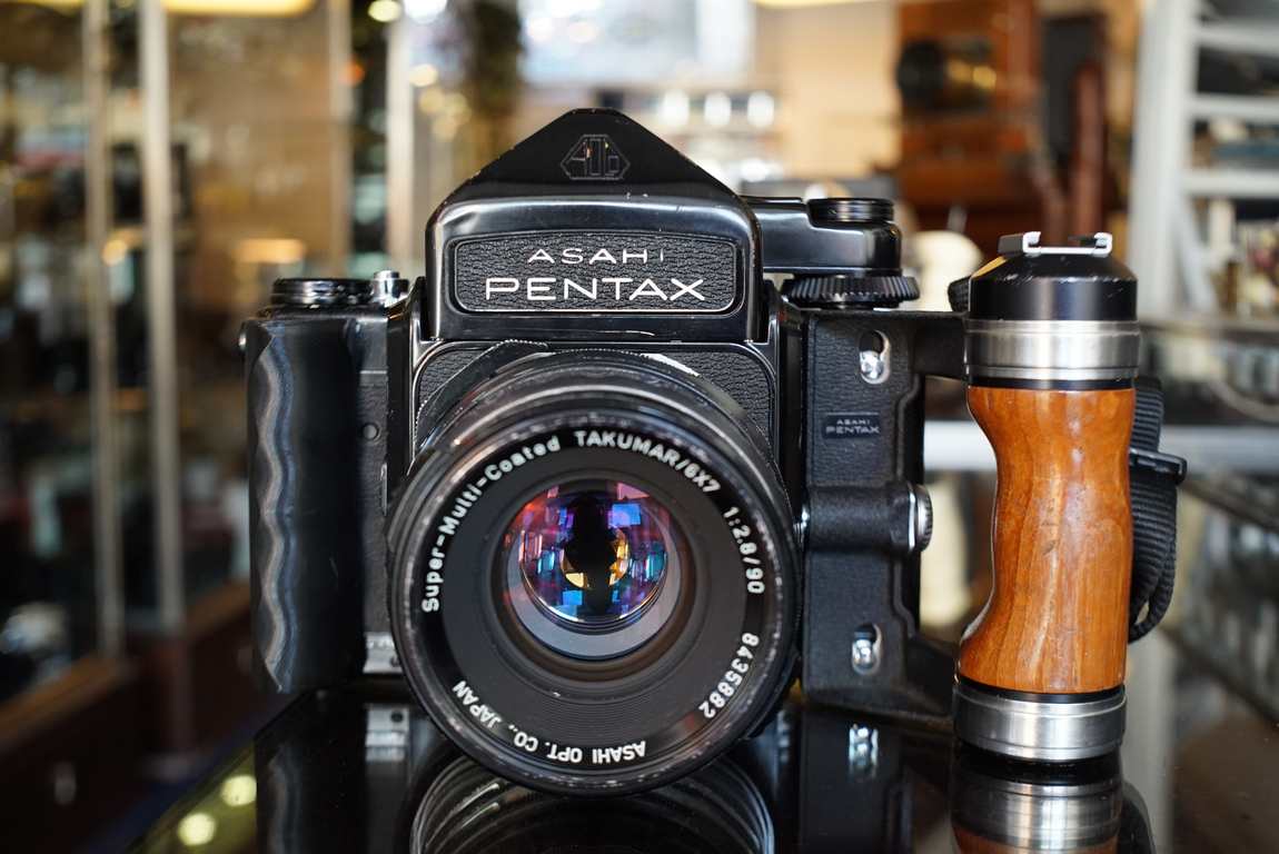 Pentax 6x7 MLU kit + Takumar 90mm F/2.8 LS lens - Fotohandel