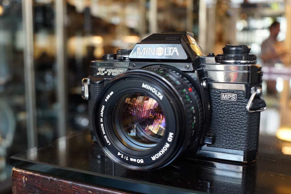 Minolta X-700 + MD 50mm F/1.4 lens - Fotohandel Delfshaven / MK Optics