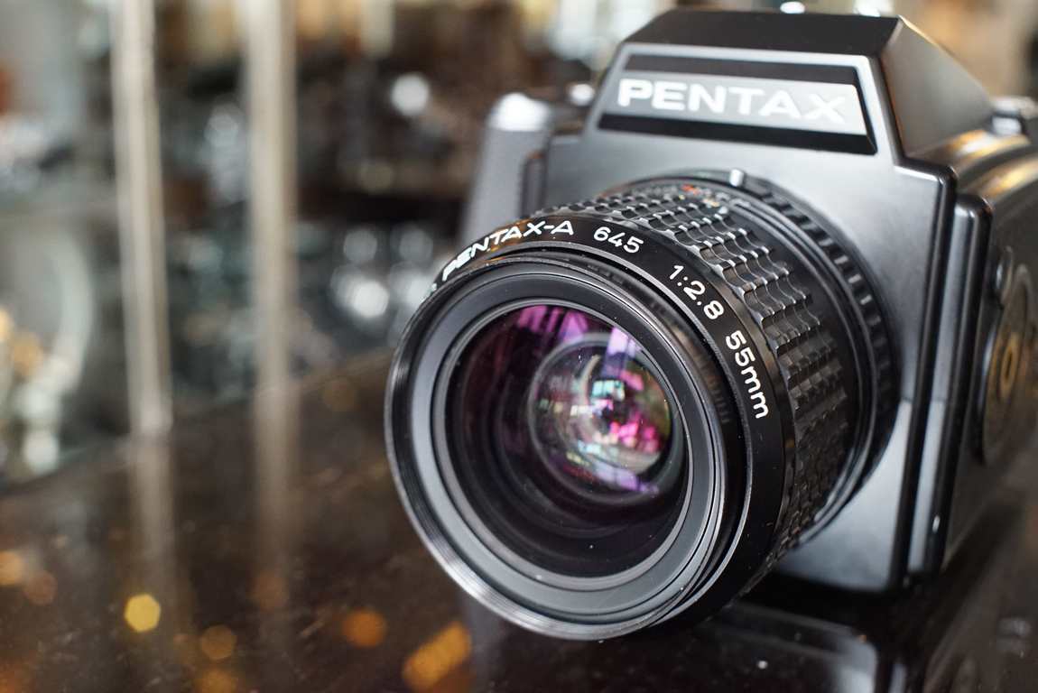 Pentax 645 + SMC 55mm F/2.8 lens - Fotohandel Delfshaven / MK Optics