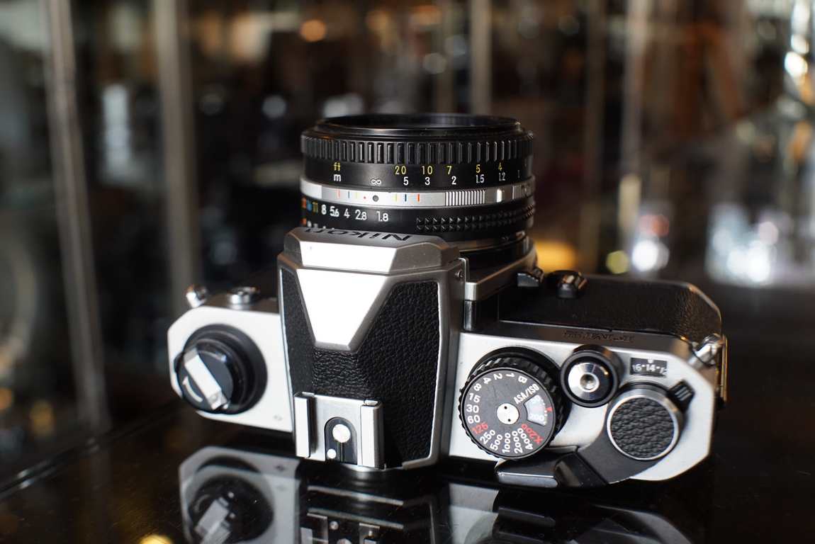 Nikon FM2 chrome + Nikkor 50mm F/1.8 AI-S - Fotohandel Delfshaven