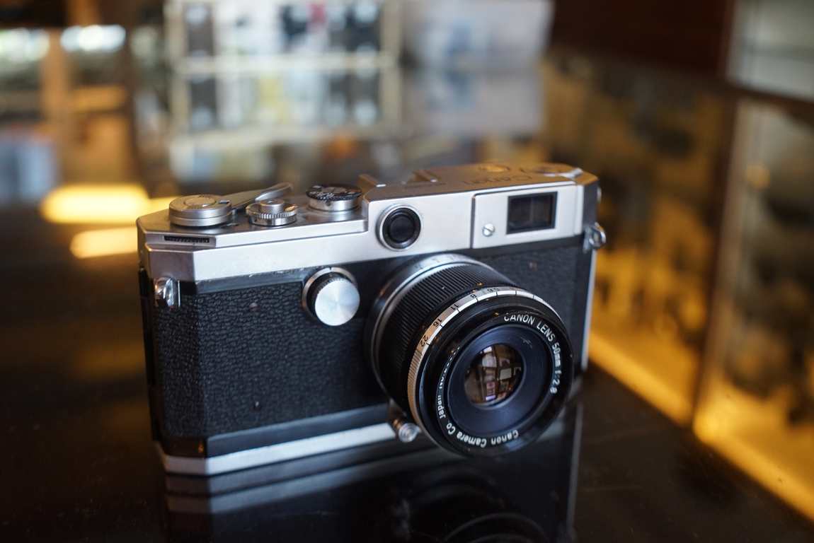 Canon Model L2 + Canon 50mm F/2.8 LTM lens - Fotohandel Delfshaven