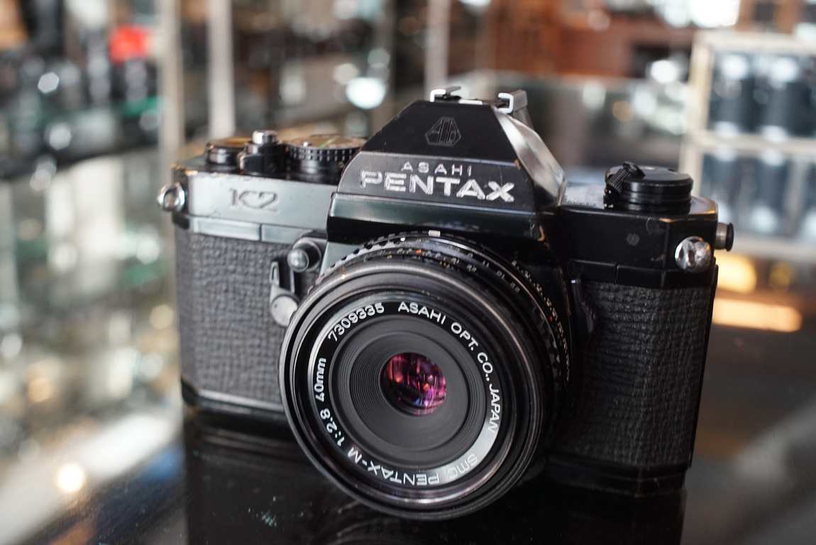 Pentax K2 Black kit w/ SMC-M 40mm f/2.8 Pancake lens - Fotohandel