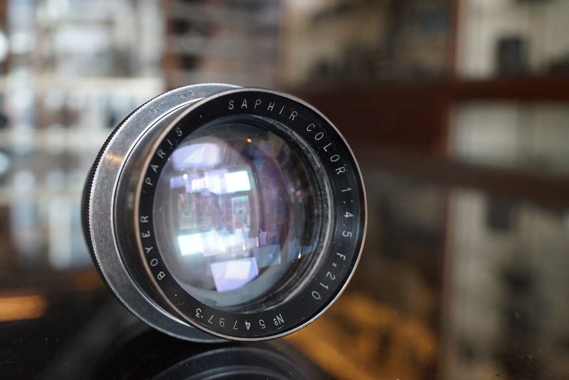 Boyer Paris Saphir Color 210mm f/4.5 large format lens