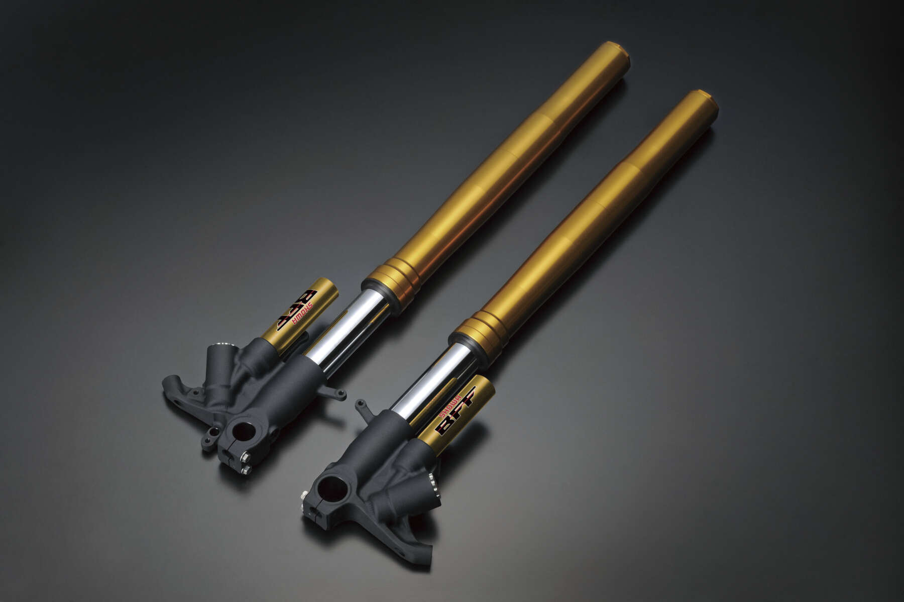 バリオス フロントフォーク インナーチューブ ゴールド Ⅱ ZR250 A B