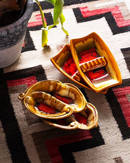 VINTAGE】60s Mid Century Marble Ashtray 