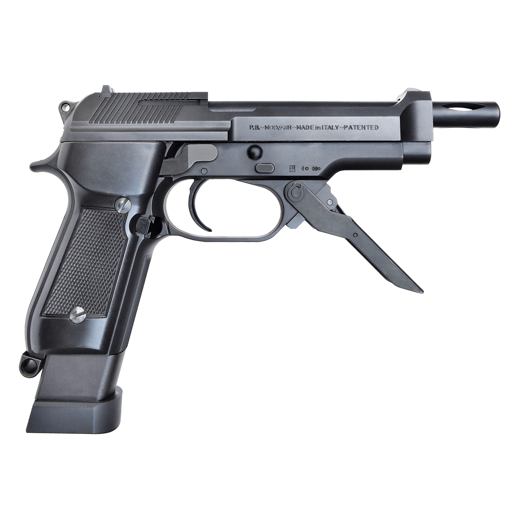 KSC: CO2ブローバックハンドガン本体 M93R 2nd CO2 ABS - フォートレス