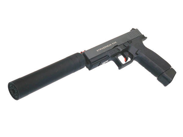 カスタム完成品】Carbon8: STRIKER-9 Co2ブローバック サイレンサー