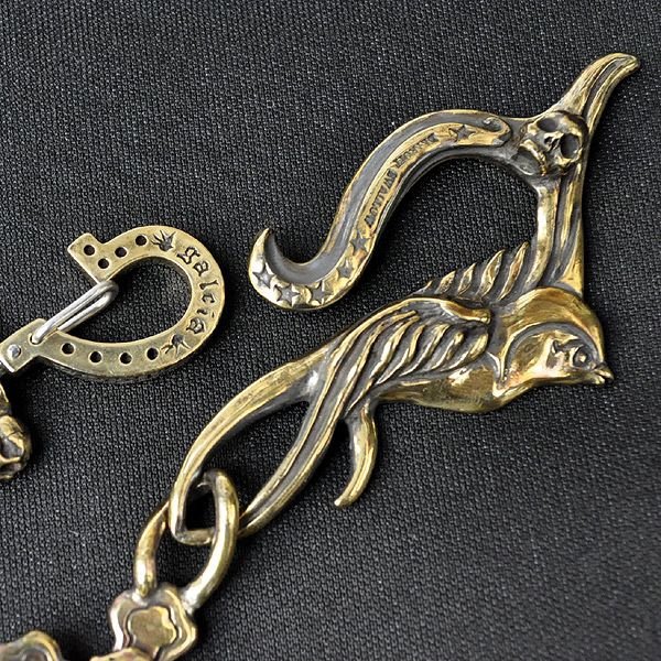 ☆galcia * ガルシア * 真鍮ウォレットチェーン WalletChain * BRASS