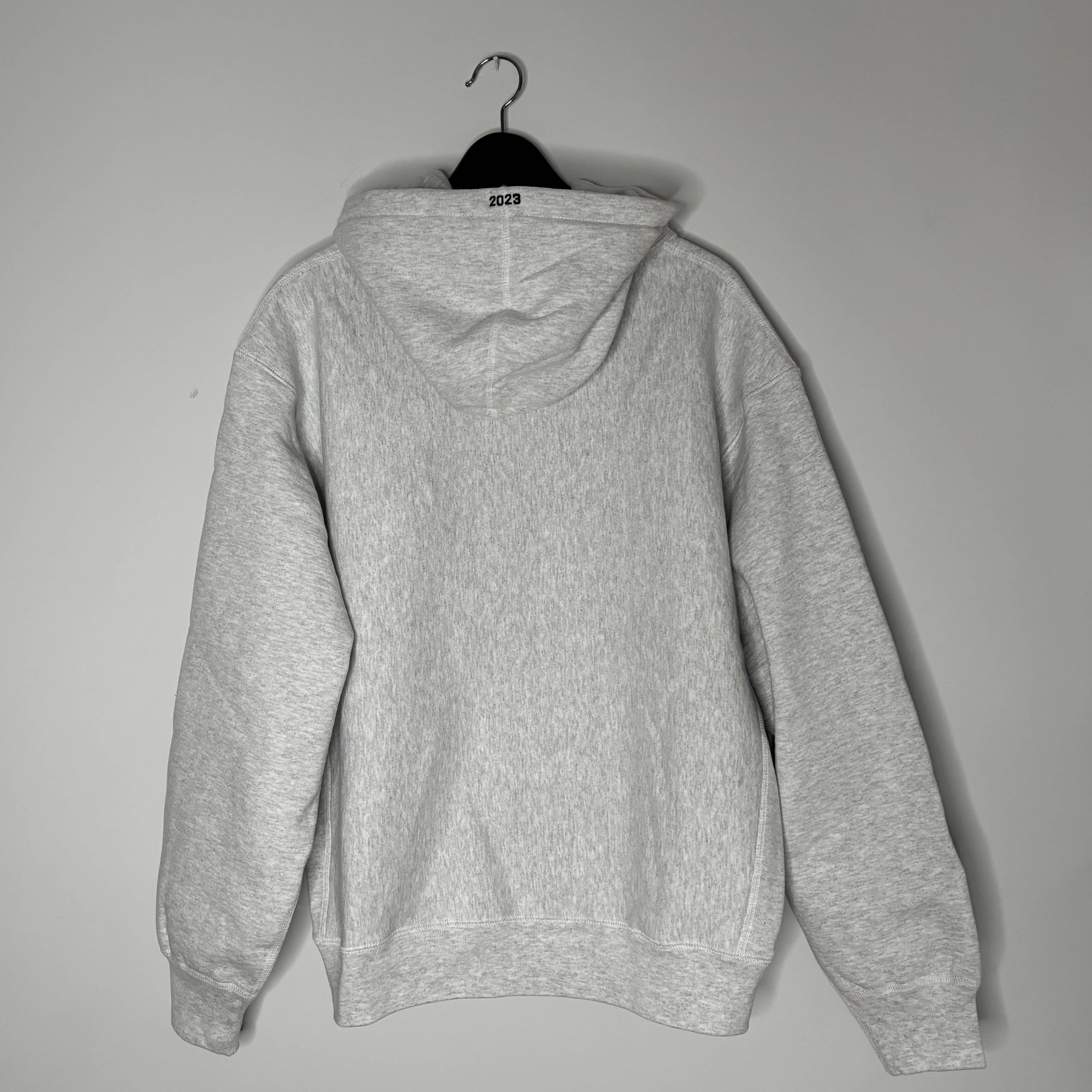 Supreme Box Logo Hooded Sweatshirt Ash Grey - X2OIDZ2XFSWIRYGJ