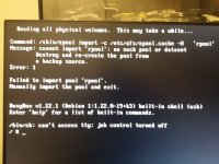 SOLVED] - zfs: cannot import rpool after reboot | Proxmox Support