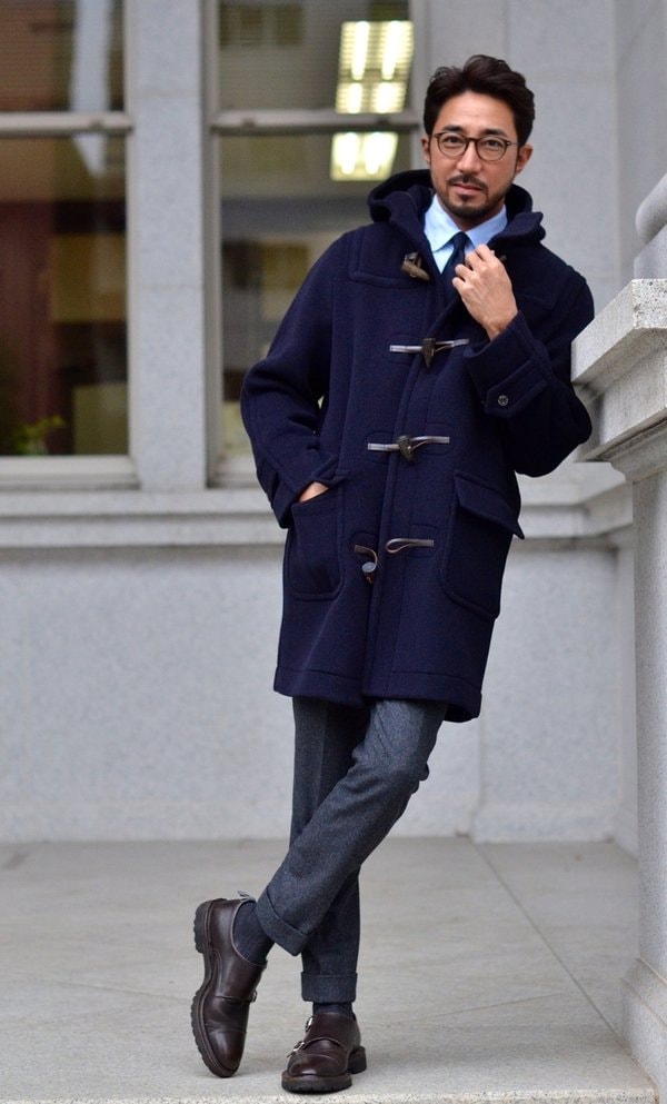 USメイドのSchott（ショット）ダッフルコートはカジュアル感、アメリカ