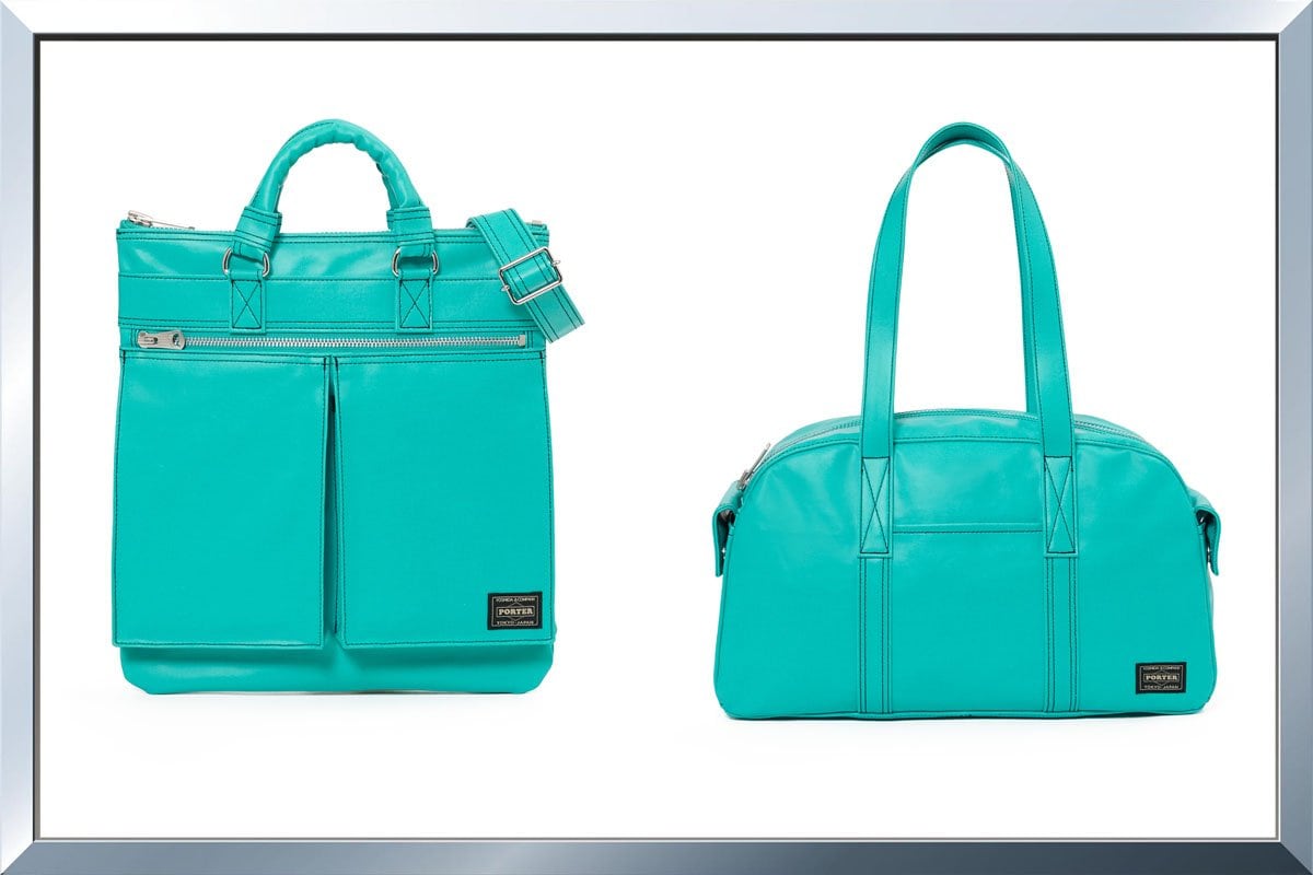 完全数量限定！】パワーストーンの色“ターコイズ”のPORTERバッグで
