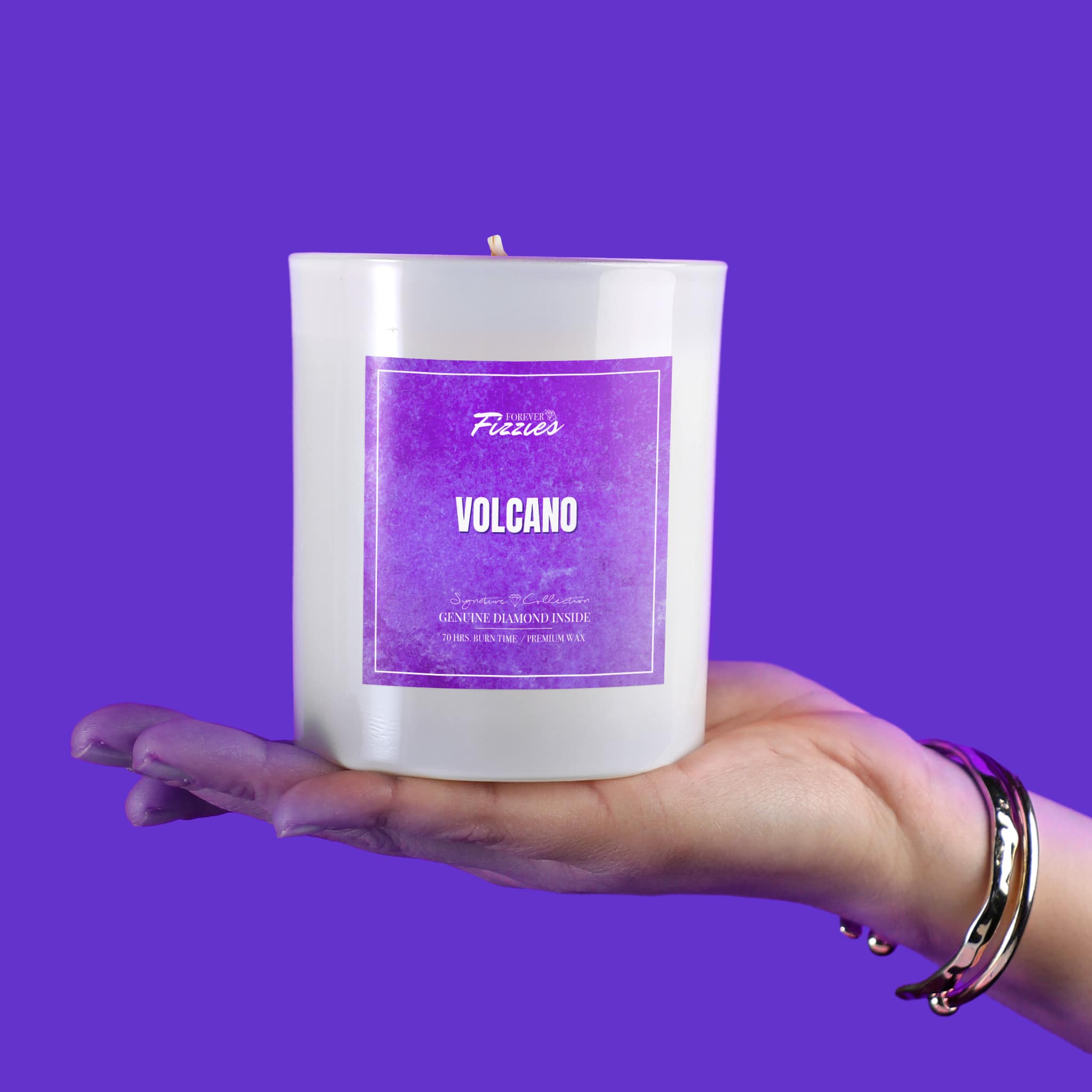Volcano Diamond Candle – Forever Fizzies