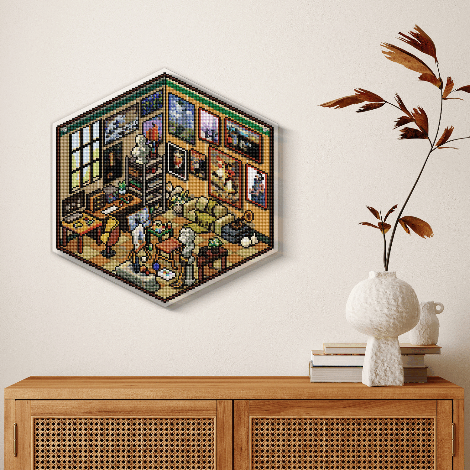 Acrylic Hexagon Diamond Painting – Forever Young®️ DIY