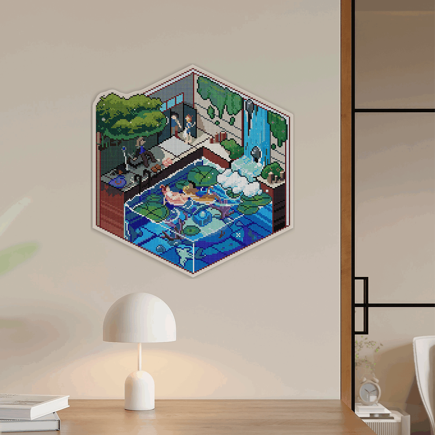 Acrylic Hexagon Diamond Painting – Forever Young®️ DIY