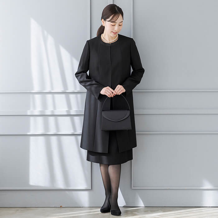 ベーシックなブラックフォーマル4点セット 9号・ブラック｜東京