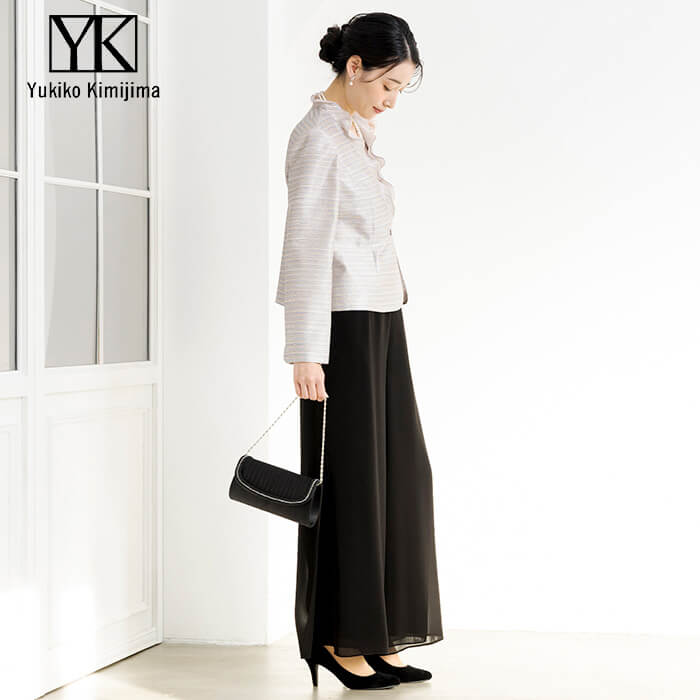 胸当て付きフォーマルジャケット 11号・ピンク｜東京ソワール