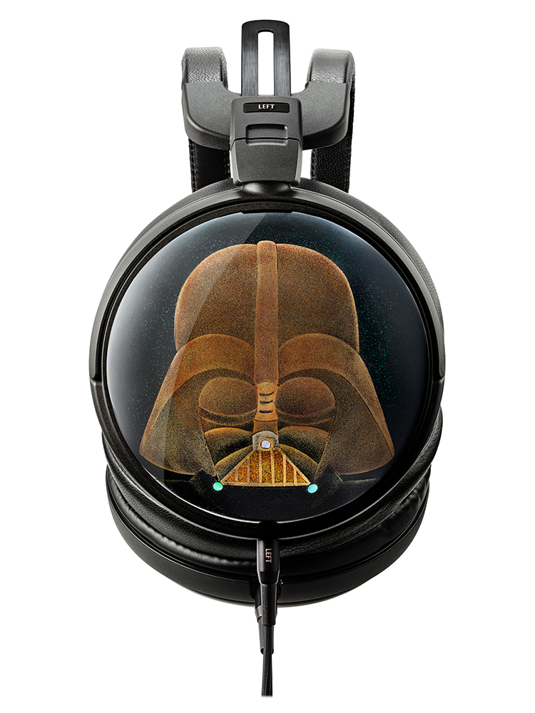 スター・ウォーズ』ダース・ベイダーを伝統工芸で描いたヘッドホンが全