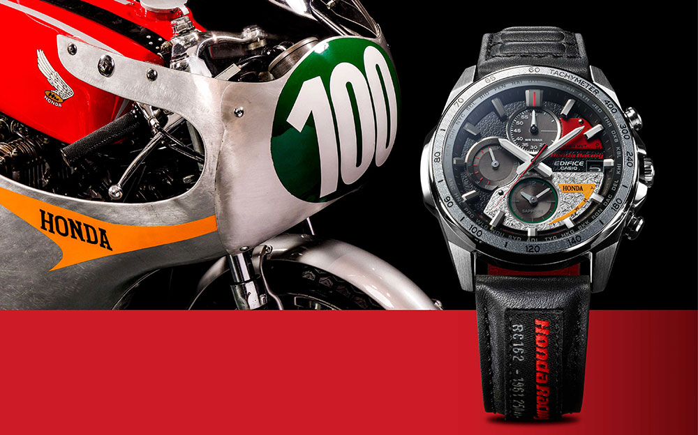 カシオ、高橋国光が日本人初優勝飾った「ホンダ RC162」モチーフの