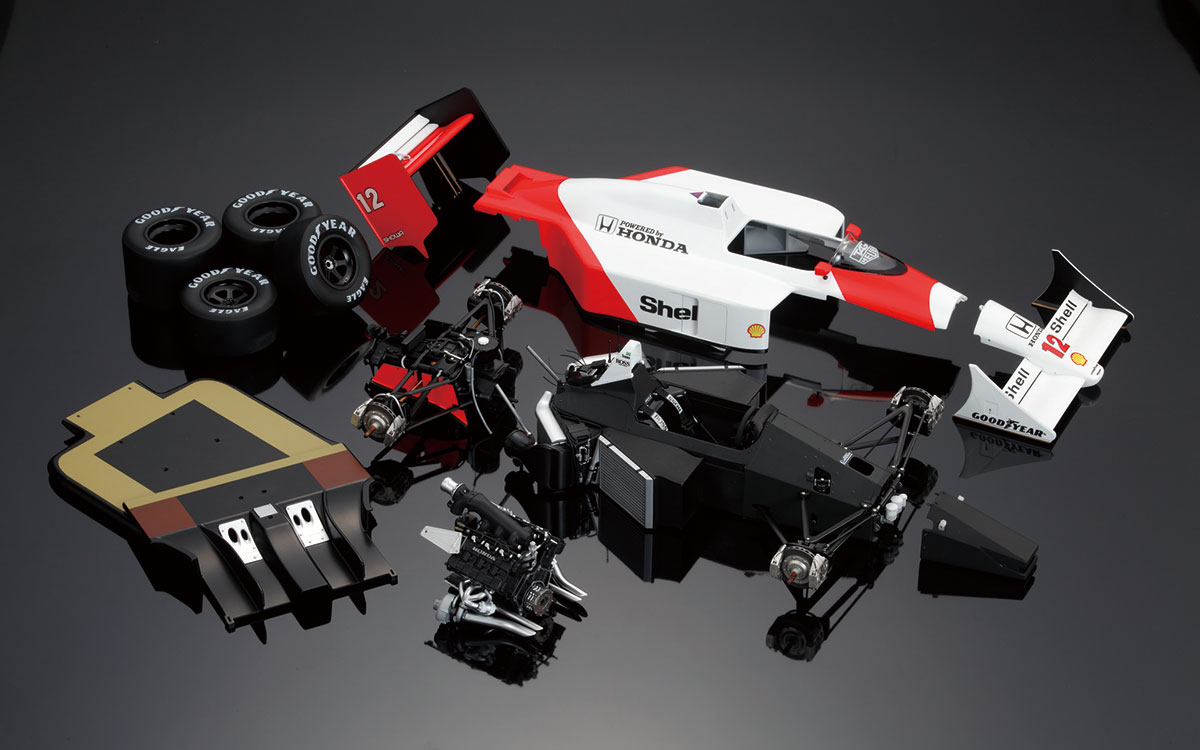 1/8スケールで内部精巧再現「マクラーレン・ホンダMP4/4」限定発売